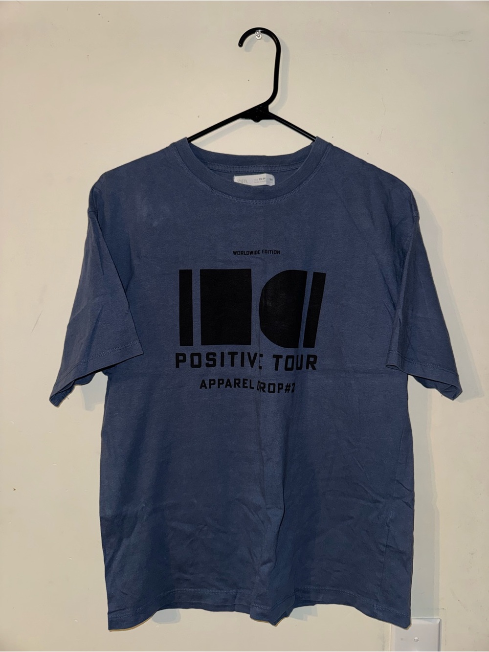 ‼️SALE‼️ Zara kids Graphic 'Positive Tour' Short Sleeve Tee